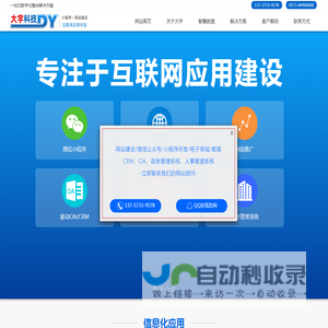 嘉兴网站制作_企业网站建设_小程序制作开发公司-大宇科技