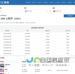 实时汇率网-外汇价格查询_美元兑人民币汇率_最新外汇牌价_亿洋云
