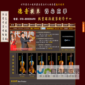 北京瑞德德音提琴技术服务有限公司 德音牌小提琴：纯手工制作中高档小提琴，价格实惠，性价比高；是中国名牌小提琴。www.cn001w.com